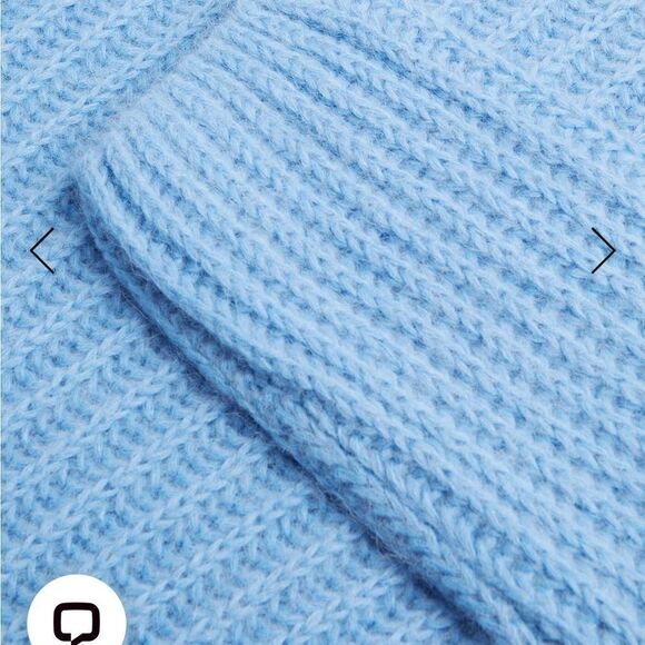 Paul Stewart Knit Ribbed Alpaca Oversized Sweater Blue Size 4 - Picture 3 of 11